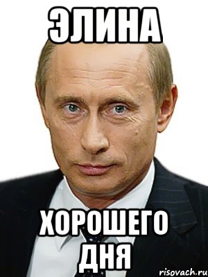 Элина Хорошего дня, Мем Путин