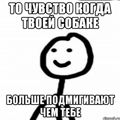 То чувство когда твоей собаке больше подмигивают чем тебе, Мем Теребонька (Диб Хлебушек)