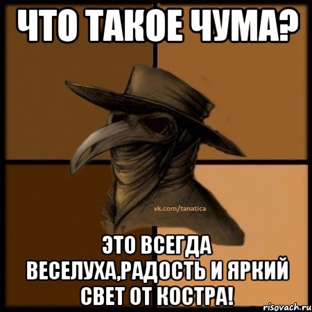 Что такое чума? Это всегда веселуха,радость и яркий свет от костра!, Мем  Чума