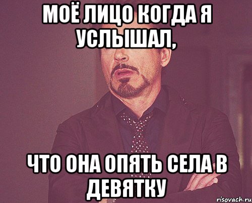 моё лицо когда я услышал, что она опять села в девятку, Мем твое выражение лица