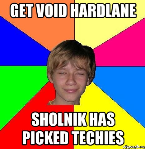 get void hardlane sholnik has picked techies, Мем Укуренный школьник