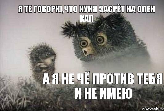 Я те говорю,что Куня засрёт на опен кап А я не чё против тебя и не имею, Комикс Я те говорю