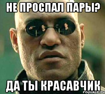 Не проспал пары? Да ты красавчик, Мем  а что если я скажу тебе