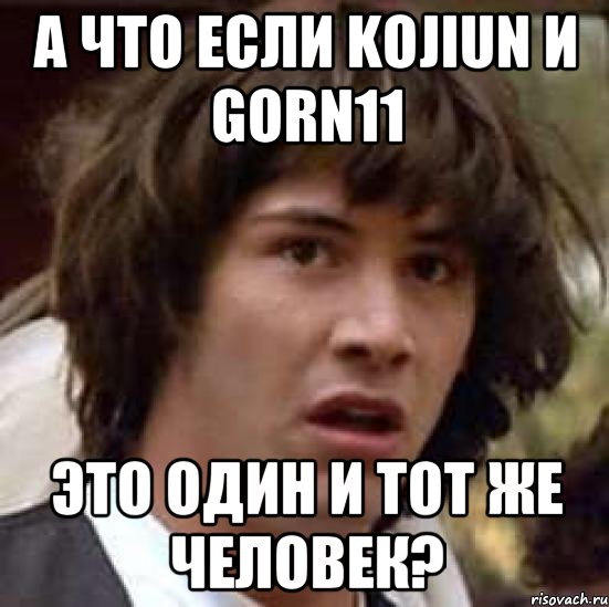 А что если KoJIun и Gorn11 это один и тот же человек?, Мем А что если (Киану Ривз)