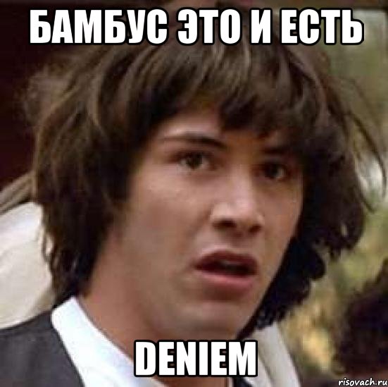 Бамбус это и есть Deniem, Мем А что если (Киану Ривз)