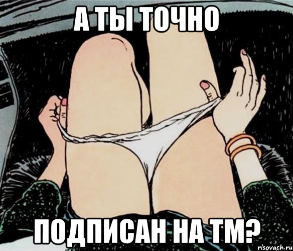 А ты точно Подписан на ТМ?, Мем А ты точно