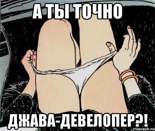 А ты точно Джава-девелопер?!, Мем А ты точно