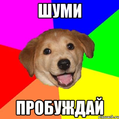 Шуми Пробуждай, Мем Advice Dog