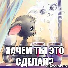 Зачем ты это сделал?