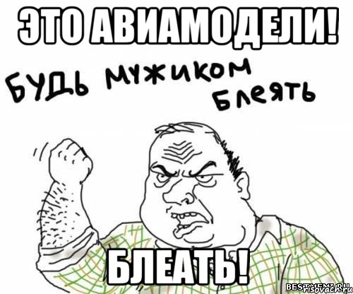 Это авиамодели! БЛЕАТЬ!, Мем блять