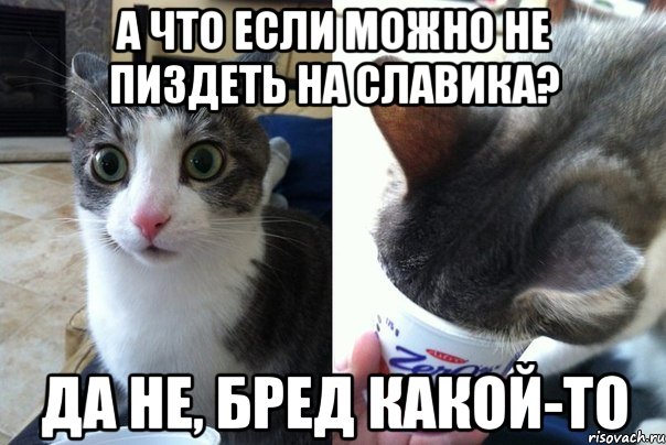 А что если можно не пиздеть на Славика? Да не, бред какой-то, Комикс  Да не бред-какой-то (2 зоны)