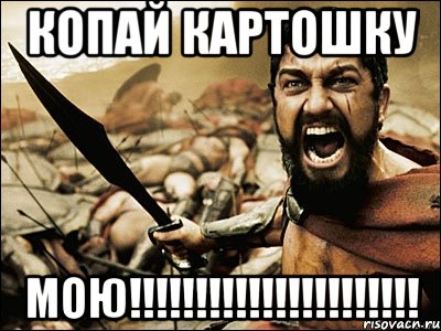 копай картошку мою!!!!!!!!!!!!!!!!!!!!!!, Мем Это Спарта