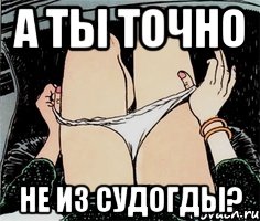 А ты точно не из Судогды?, Мем А ты точно