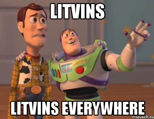 Litvins Litvins everywhere, Мем Они повсюду (История игрушек)