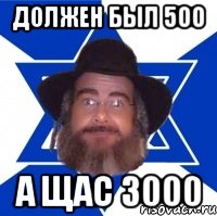 Должен был 500 А щас 3000