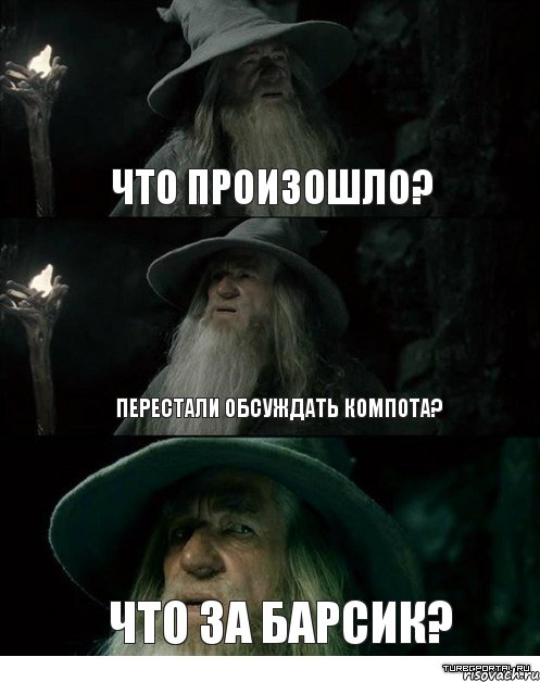 ЧТО ПРОИЗОШЛО? Перестали обсуждать Компота? Что за Барсик?, Комикс Гендальф заблудился