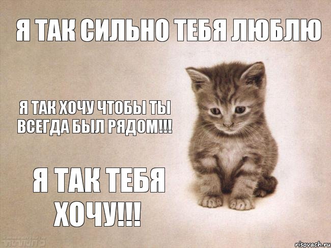 Я так сильно тебя люблю Я так хочу чтобы ты всегда был рядом!!! Я так тебя хочу!!!, Комикс грусть-пичаль