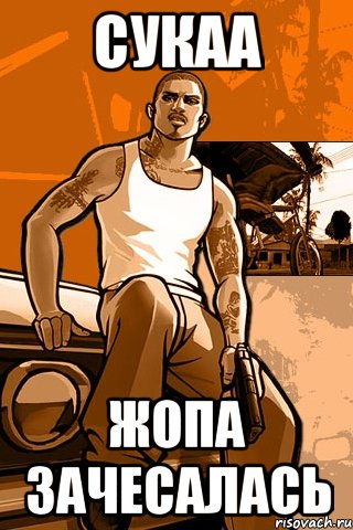 Сукаа Жопа зачесалась, Мем GTA