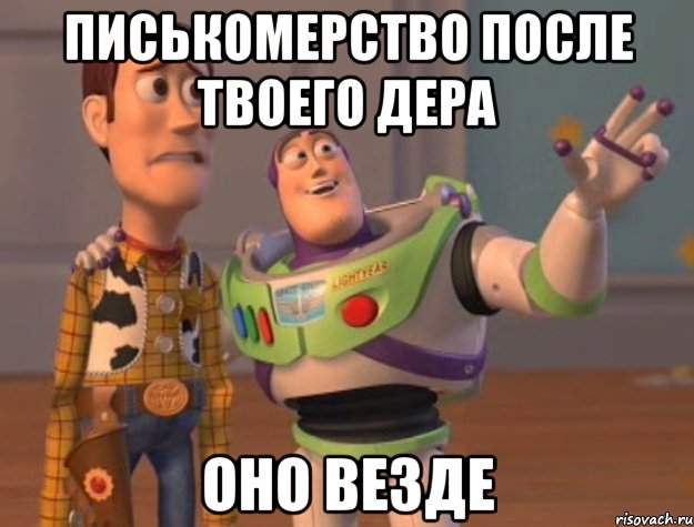 Писькомерство после твоего дера оно везде, Мем Они повсюду (История игрушек)