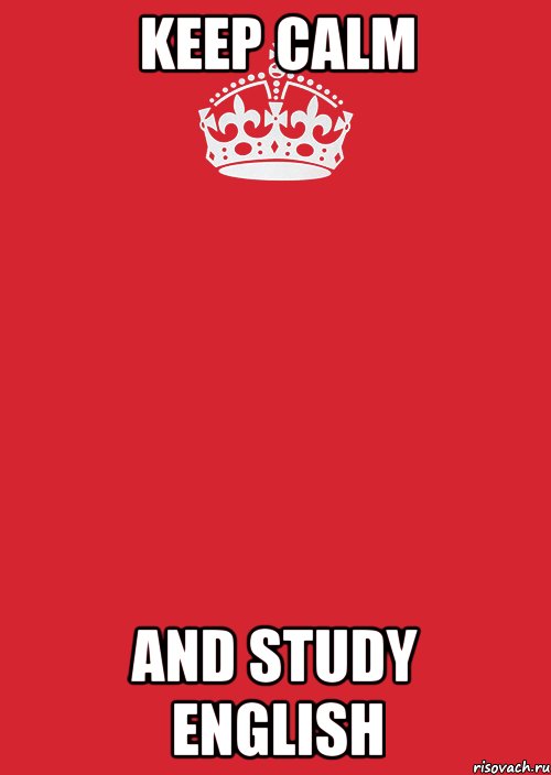 KEEP CALM AND STUDY ENGLISH, Комикс Keep Calm 3