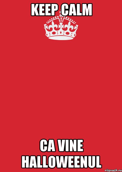 Keep calm ca vine halloweenul, Комикс Keep Calm 3