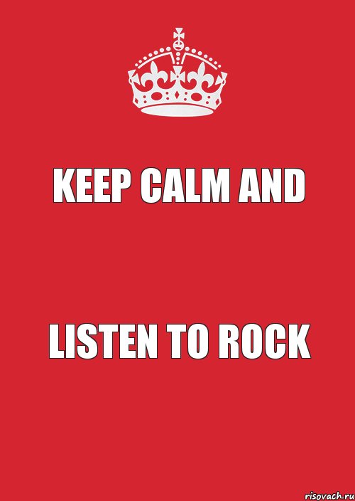 KEEP CALM and listen to rock, Комикс Keep Calm 3