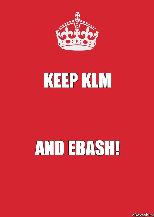 KEEP KLM AND EBASH!, Комикс Keep Calm 3