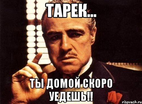 Тарек... Ты домой скоро уедешь!!, Мем крестный отец