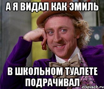 А я видал как эмиль В школьном туалете подрачивал, Мем мое лицо