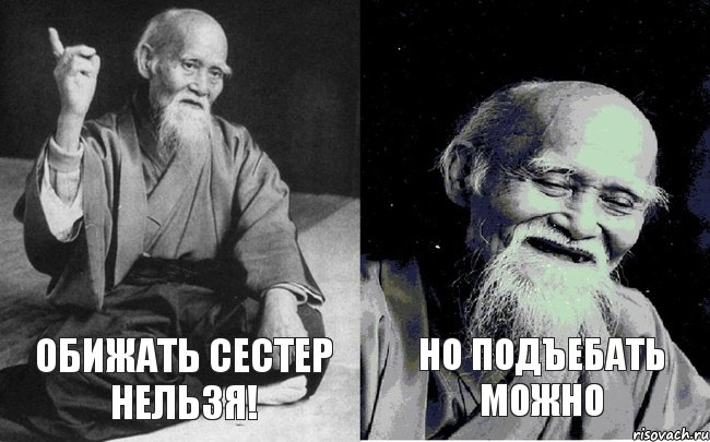 обижать сестер нельзя! но подъебать можно, Комикс Мудрец-монах (2 зоны)