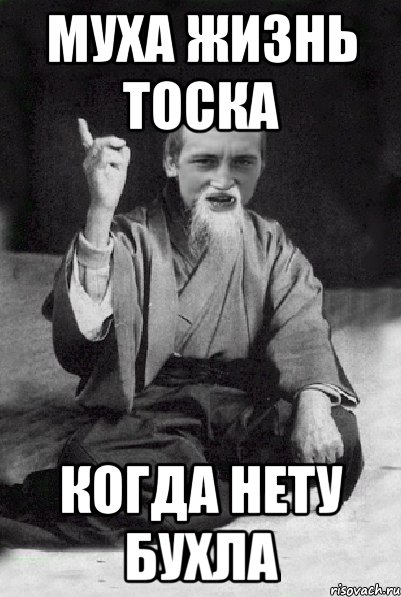 муха жизнь тоска когда нету бухла, Мем Мудрий паца