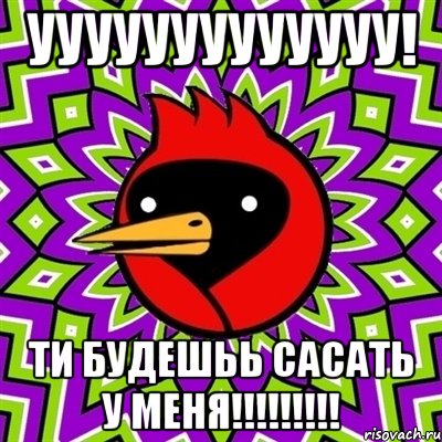 УУУУууууУУУУу! ти будешьь сасать у меня!!!!!!!!!, Мем Омская птица