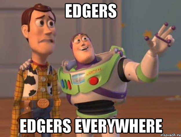 Edgers Edgers everywhere, Мем Они повсюду (История игрушек)