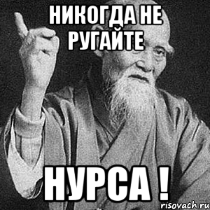 Никогда не ругайте Нурса !, Мем Монах-мудрец (сэнсей)