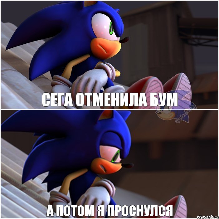 Сега отменила Бум А потом я проснулся, Комикс Sonic 1