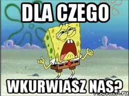 dla czego wkurwiasz nas?, Мем Спанч Боб плачет