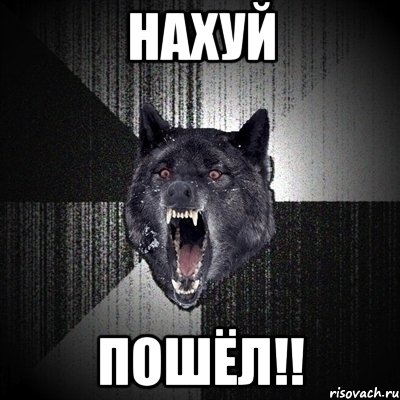 НАХУЙ ПОШЁЛ!!, Мем Сумасшедший волк