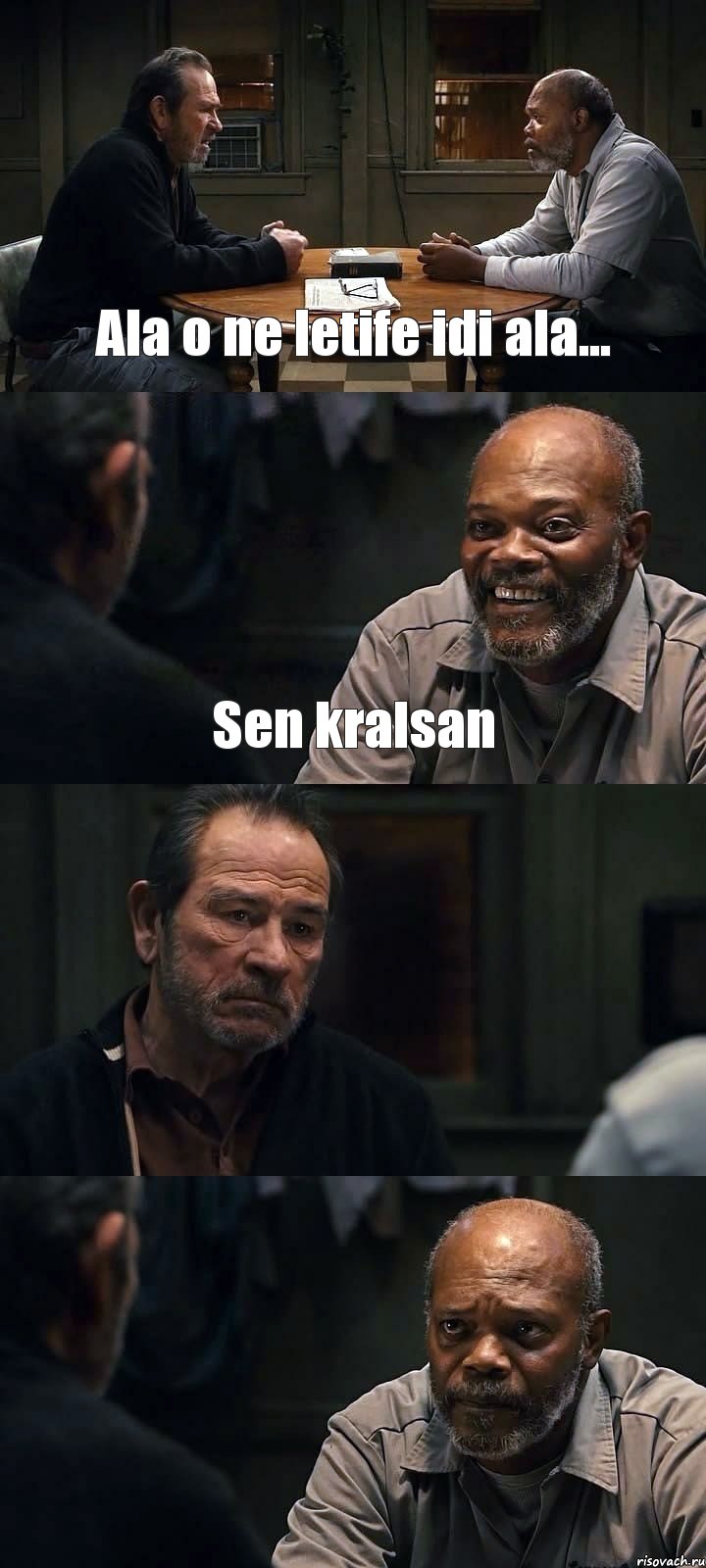 Ala o ne letife idi ala... Sen kralsan  , Комикс The Sunset Limited