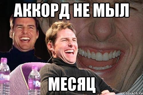 Аккорд не мыл Месяц, Мем том круз