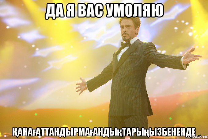 Да я вас умоляю Қанағаттандырмағандықтарыңызбененде, Мем Тони Старк (Роберт Дауни младший)