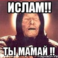 Ислам!! Ты мамай !!, Мем Ванга (цвет)