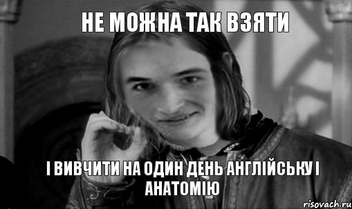 не можна так взяти і вивчити на один день англійську і анатомію, Комикс Васик