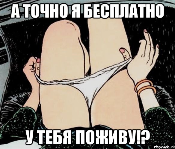 а точно я бесплатно у тебя поживу!?, Мем А ты точно