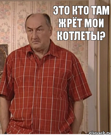 Это кто там жрёт мои котлеты?