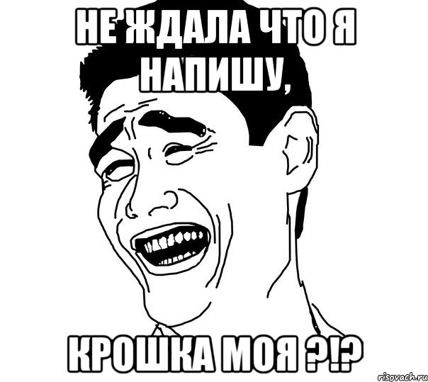 Не ждала что я напишу, Крошка моя ?!?, Мем Яо минг