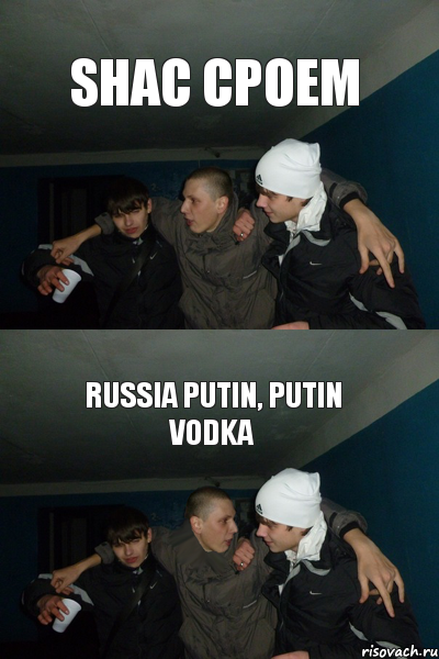 SHAC CPOEM Russia Putin, Putin Vodka, Комикс zigzac