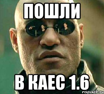 Пошли В каес 1.6, Мем  а что если я скажу тебе