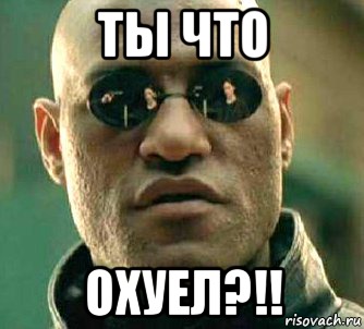 Ты что Охуел?!!, Мем  а что если я скажу тебе