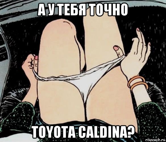 а у тебя точно toyota caldina?, Мем А ты точно