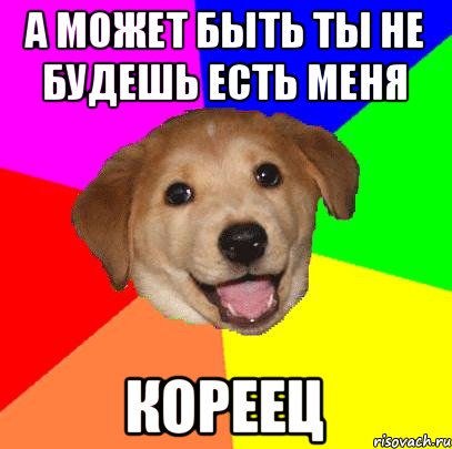 а может быть ты не будешь есть меня КОРЕЕЦ, Мем Advice Dog